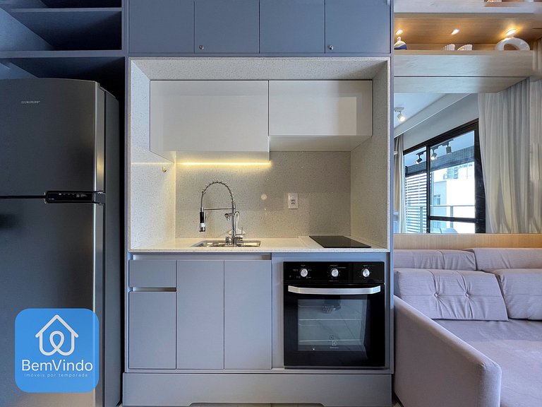 Apartamento Moderno e Equipado Na Barra