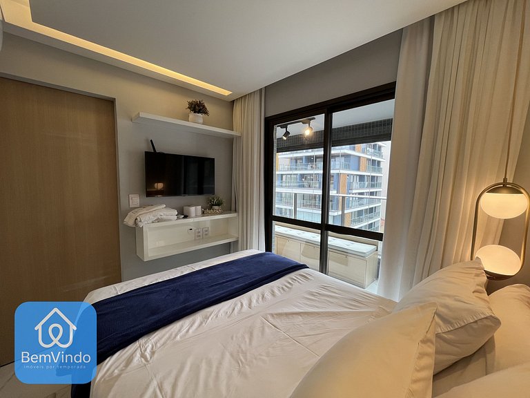Apartamento Moderno e Equipado Na Barra