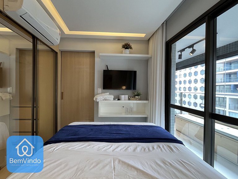 Apartamento Moderno e Equipado Na Barra