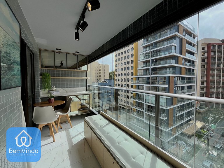 Apartamento Moderno e Equipado Na Barra