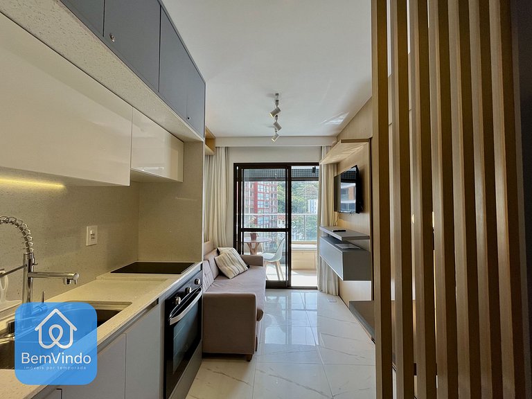 Apartamento Moderno e Equipado Na Barra