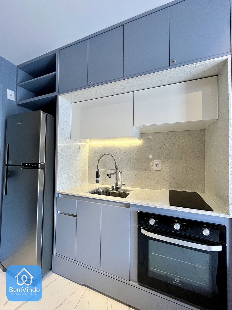 Apartamento Moderno e Equipado Na Barra