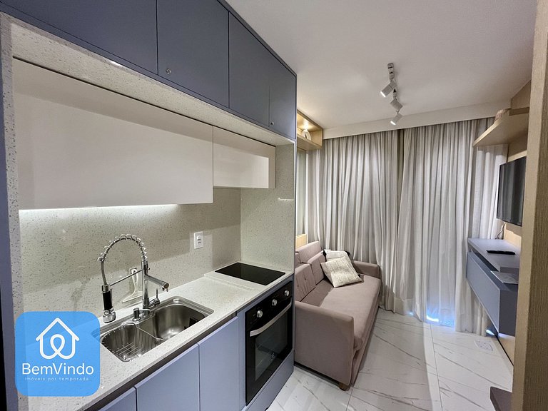 Apartamento Moderno e Equipado Na Barra