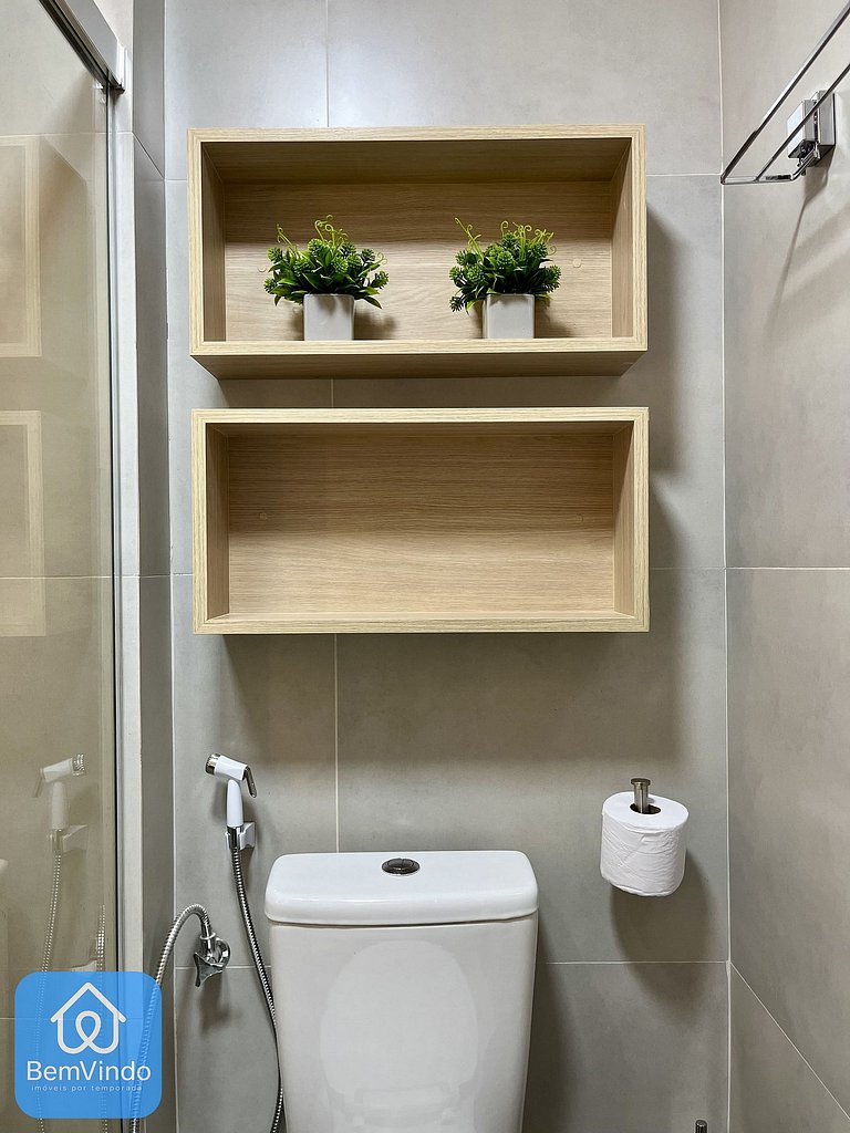 Apartamento Equipado Com Vista Mar Deslumbrante