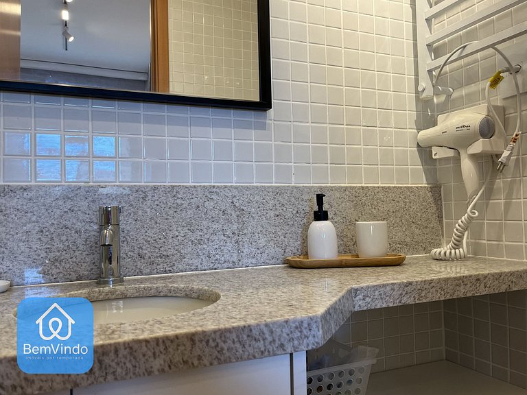 Estadia Incrível: Apartamento Decorado e Completo