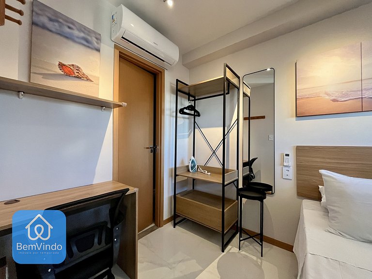Estadia Incrível: Apartamento Decorado e Completo