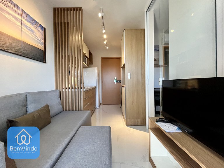 Estadia Incrível: Apartamento Decorado e Completo