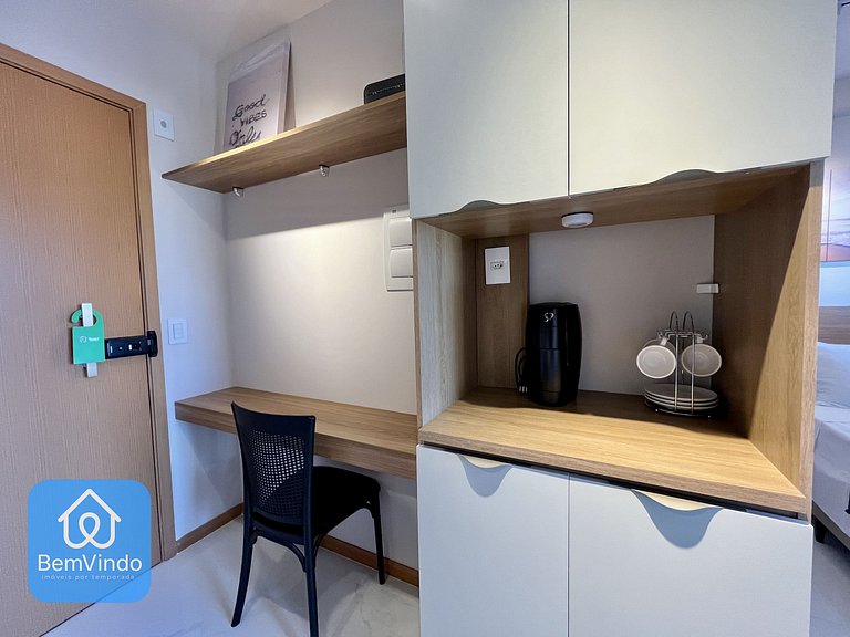 Estadia Incrível: Apartamento Decorado e Completo