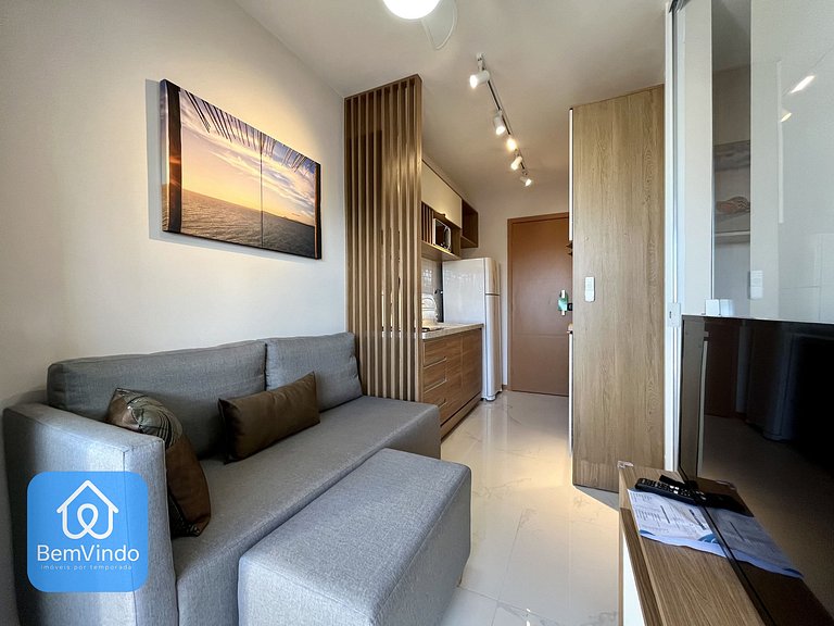 Estadia Incrível: Apartamento Decorado e Completo