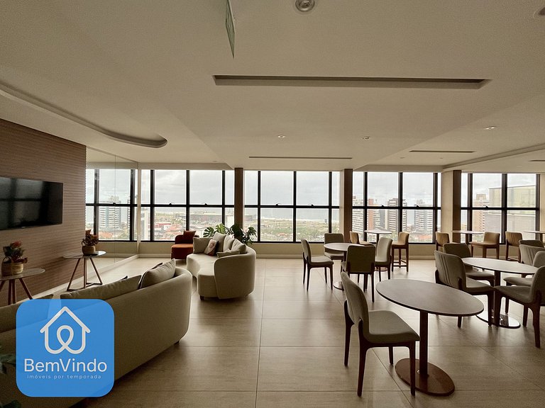 Estadia Incrível: Apartamento Decorado e Completo