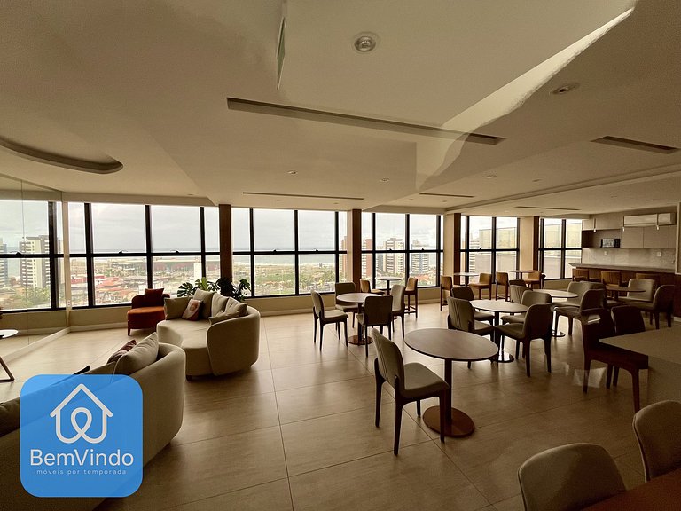 Estadia Incrível: Apartamento Decorado e Completo