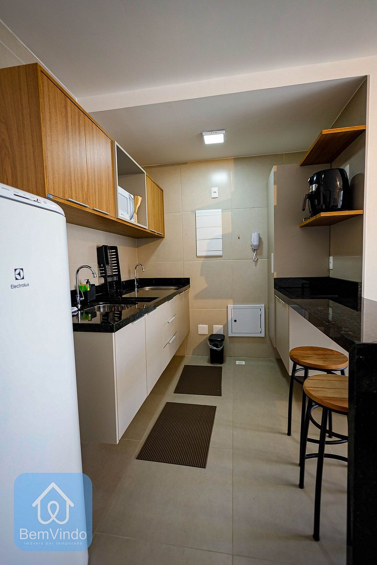 Quarto e Sala Aconchegante no Barra Conceito