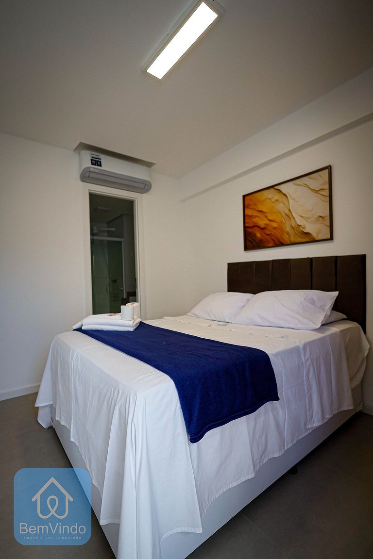 Quarto e Sala Aconchegante no Barra Conceito