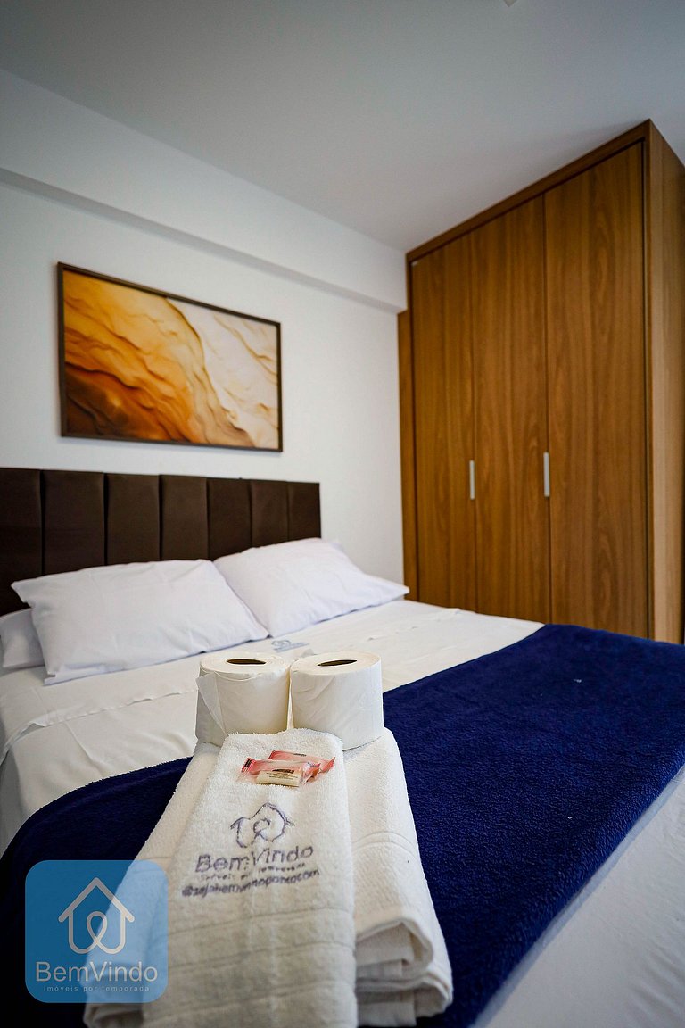 Quarto e Sala Aconchegante no Barra Conceito