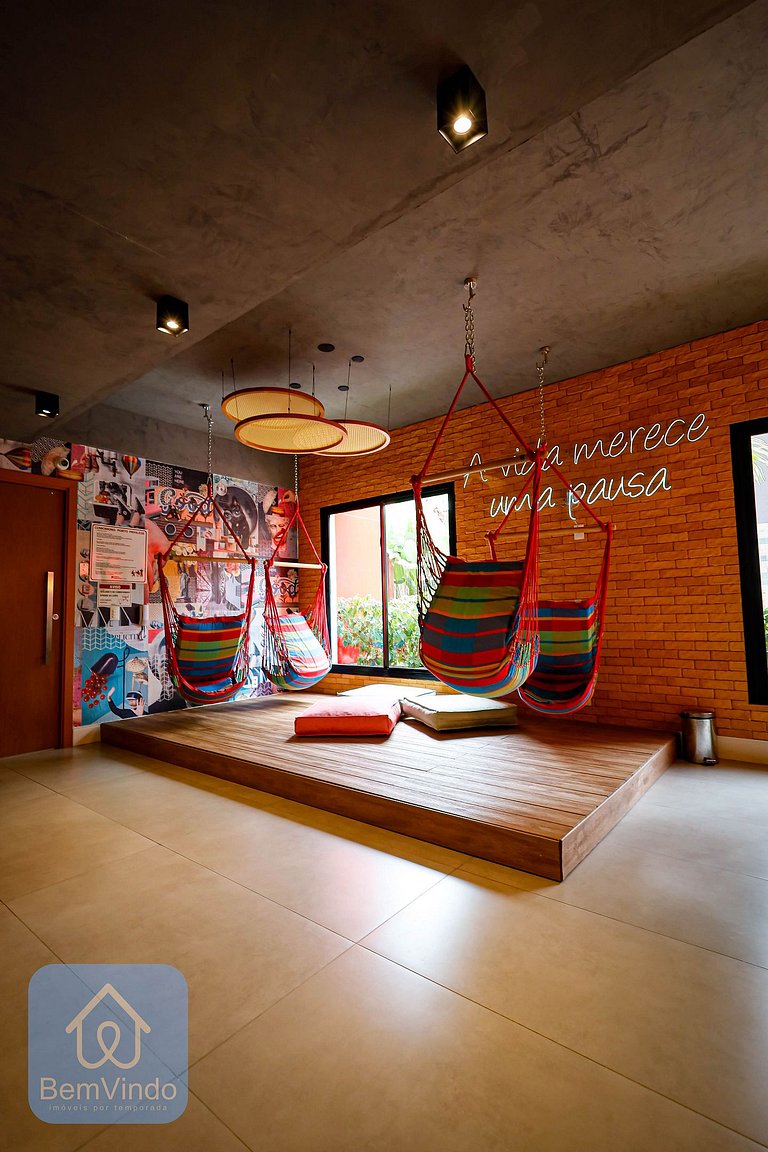 Quarto e Sala na Barra Vista Mar
