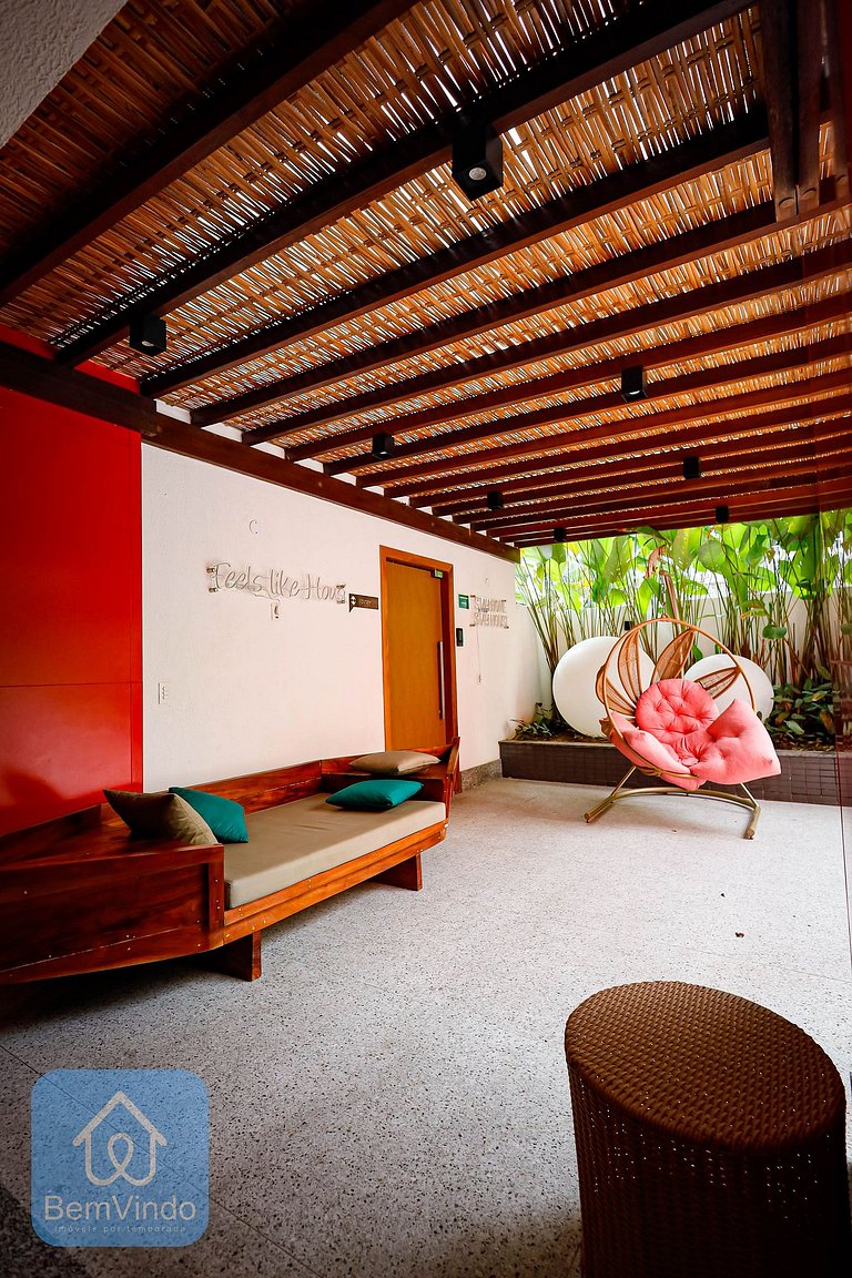 Quarto e Sala na Barra Vista Mar