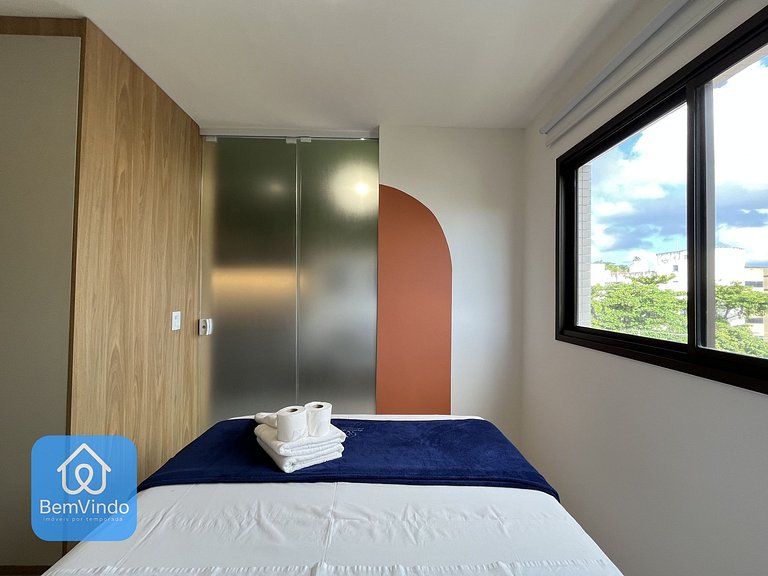 Quarto e Sala Organizado e Completo Na Ondina
