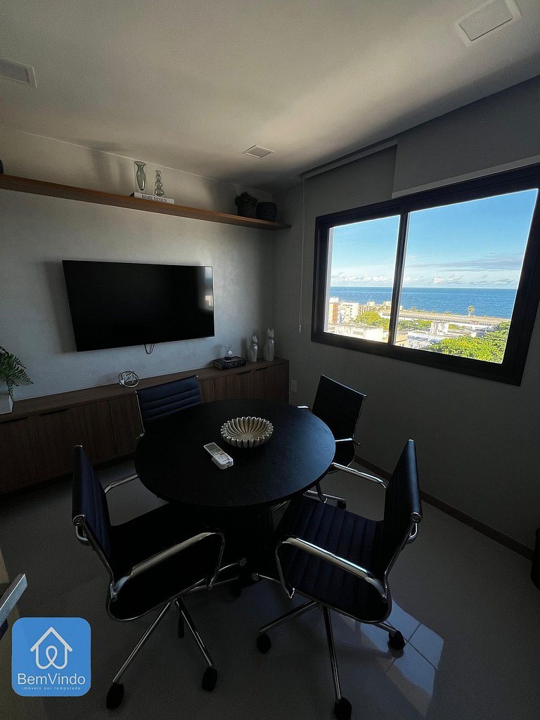 Quarto e Sala Organizado e Completo Na Ondina