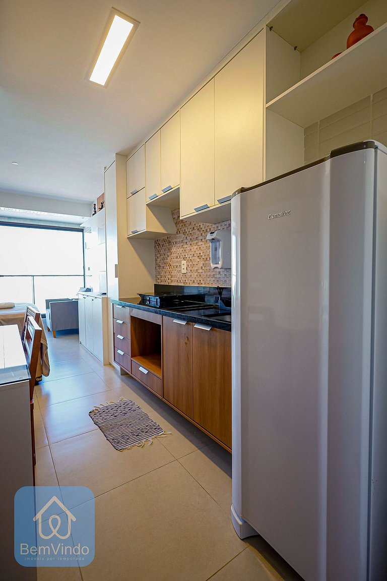 Estúdio Completo no ZN Barra com Vista Panorâmica