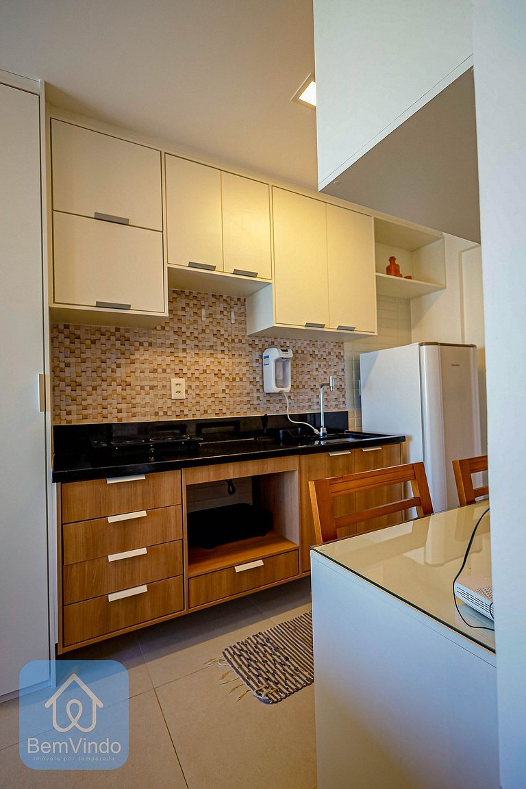 Estúdio Completo no ZN Barra com Vista Panorâmica