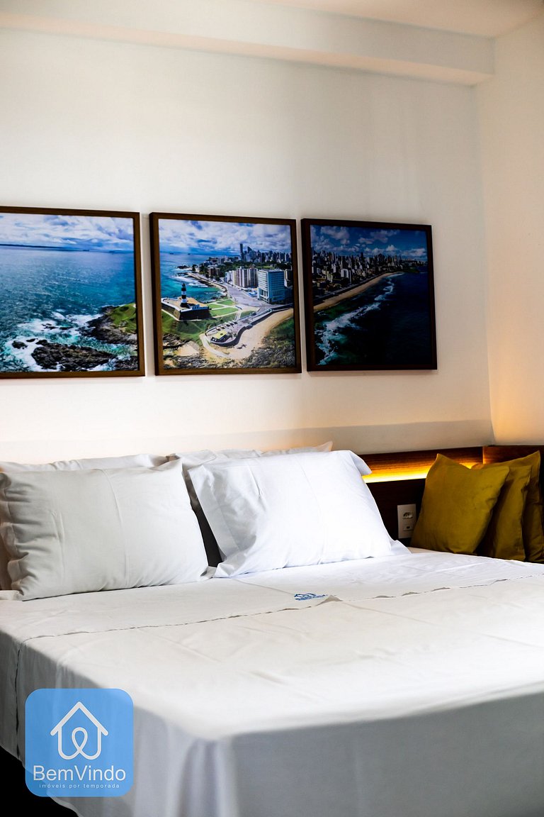 Apartamento Luxuoso ao lado do Farol da Barra
