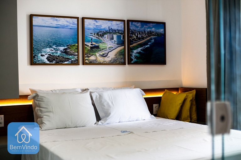 Apartamento Luxuoso ao lado do Farol da Barra