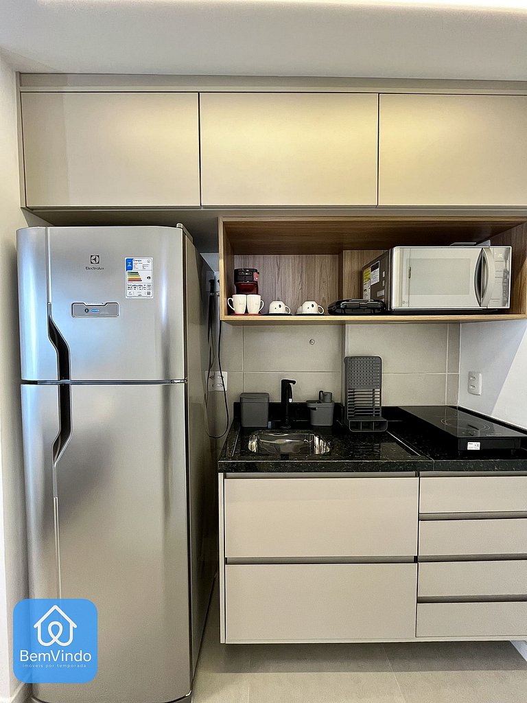 Estadia Perfeita: Estúdio Novo e Equipado Na Barra