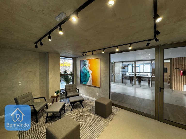 Estadia Perfeita: Estúdio Novo e Equipado Na Barra