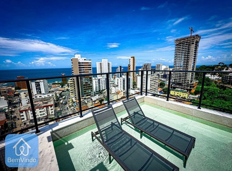 Suíte Incrível e Moderna Na Barra