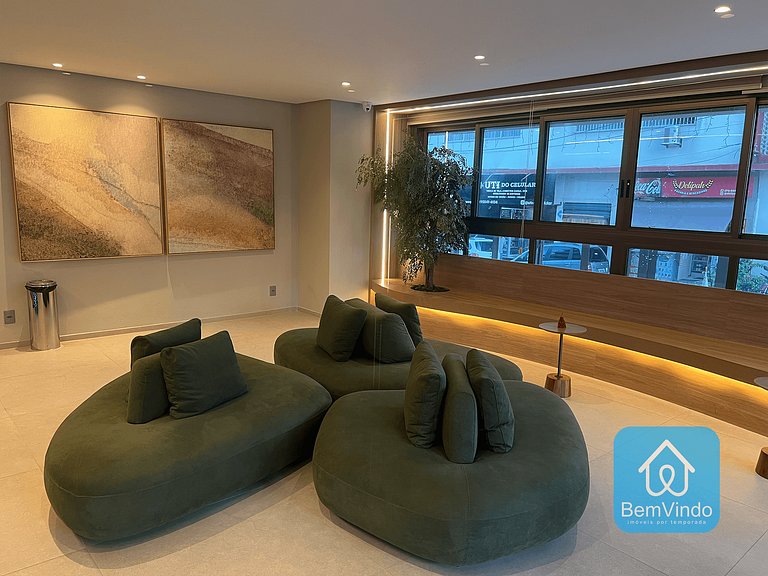 Estúdio Novo Com Vista Mar Na Barra