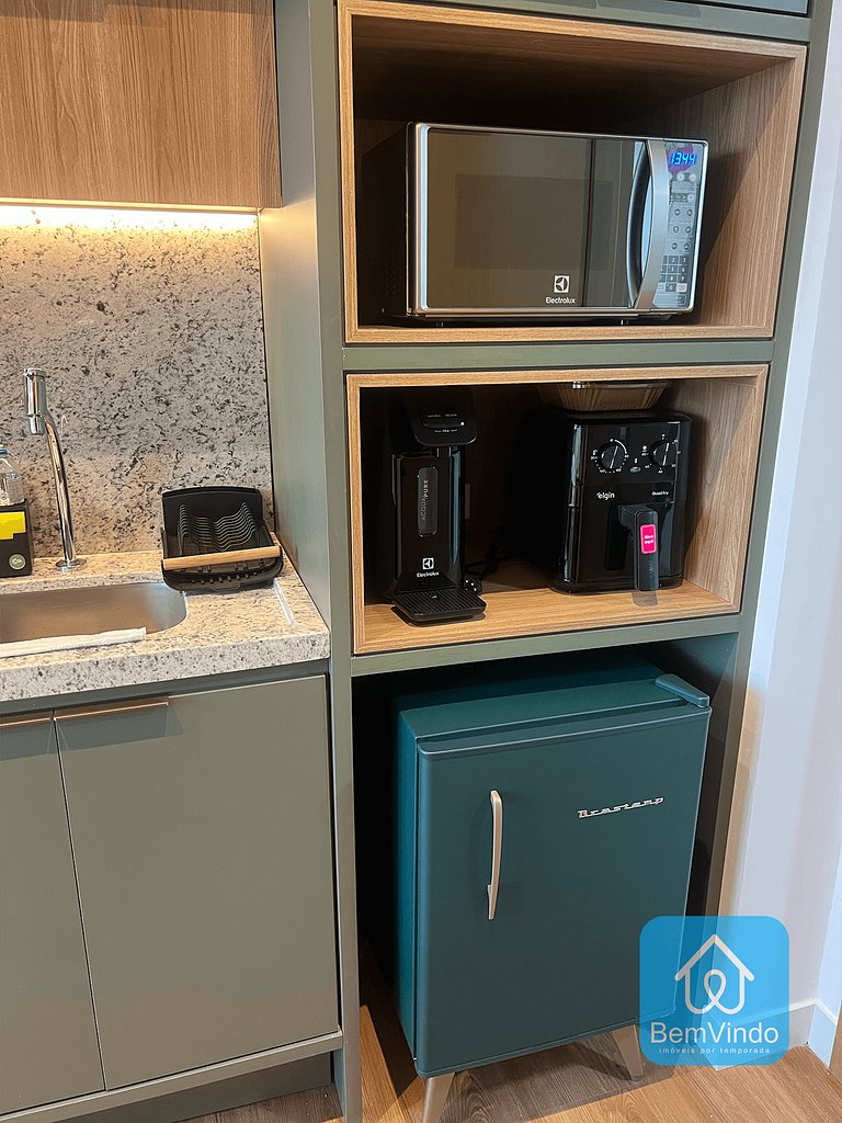 Estúdio Novo Com Vista Mar Na Barra