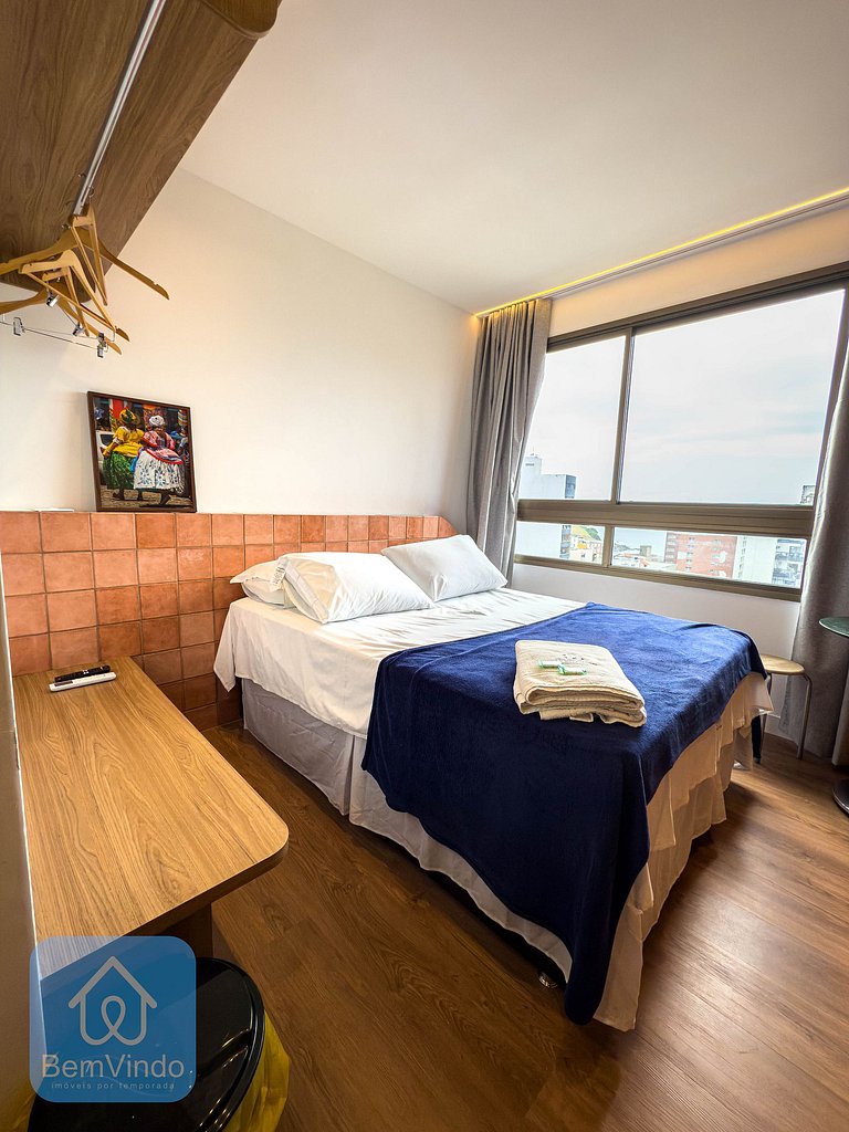 Estúdio Novo Com Vista Mar Na Barra