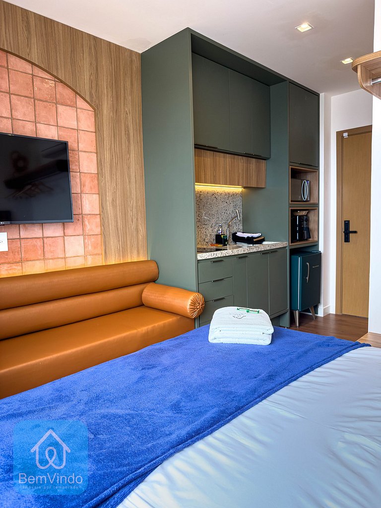 Estúdio Novo Com Vista Mar Na Barra