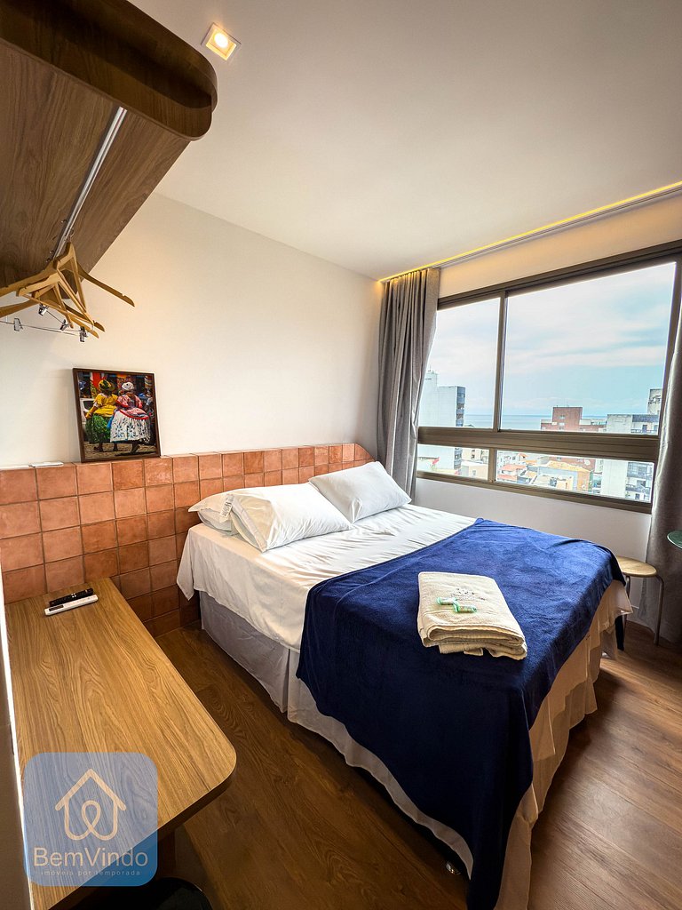 Estúdio Novo Com Vista Mar Na Barra