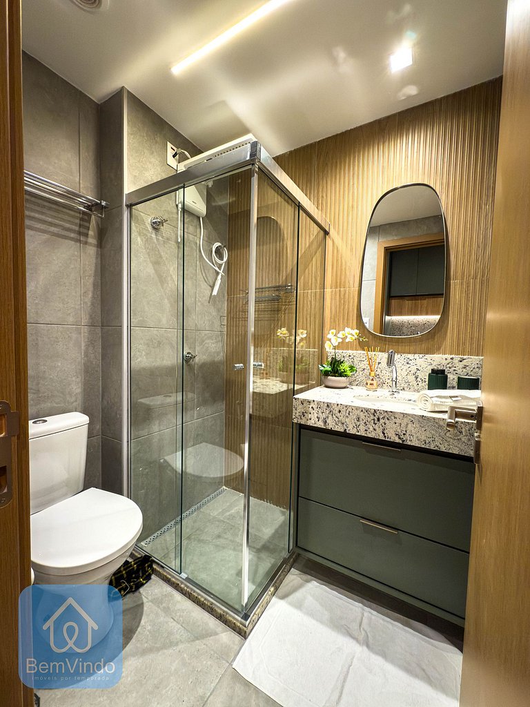 Estúdio Novo Com Vista Mar Na Barra