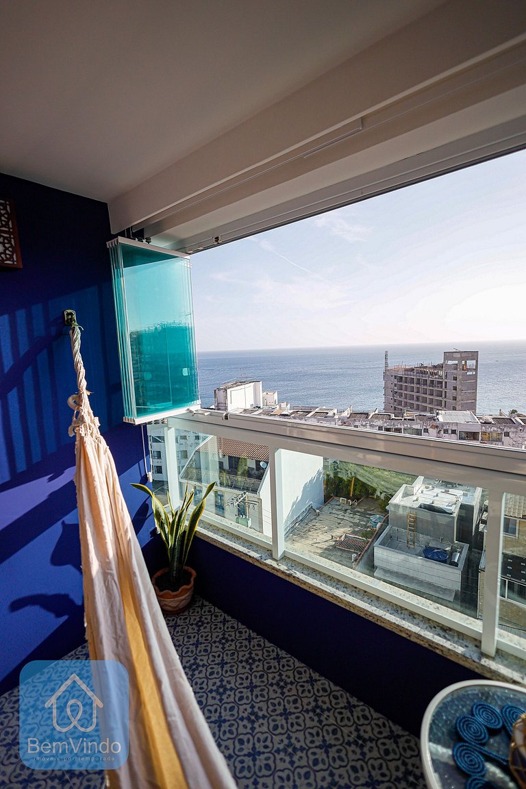 Apartamento Com Linda Vista Mar