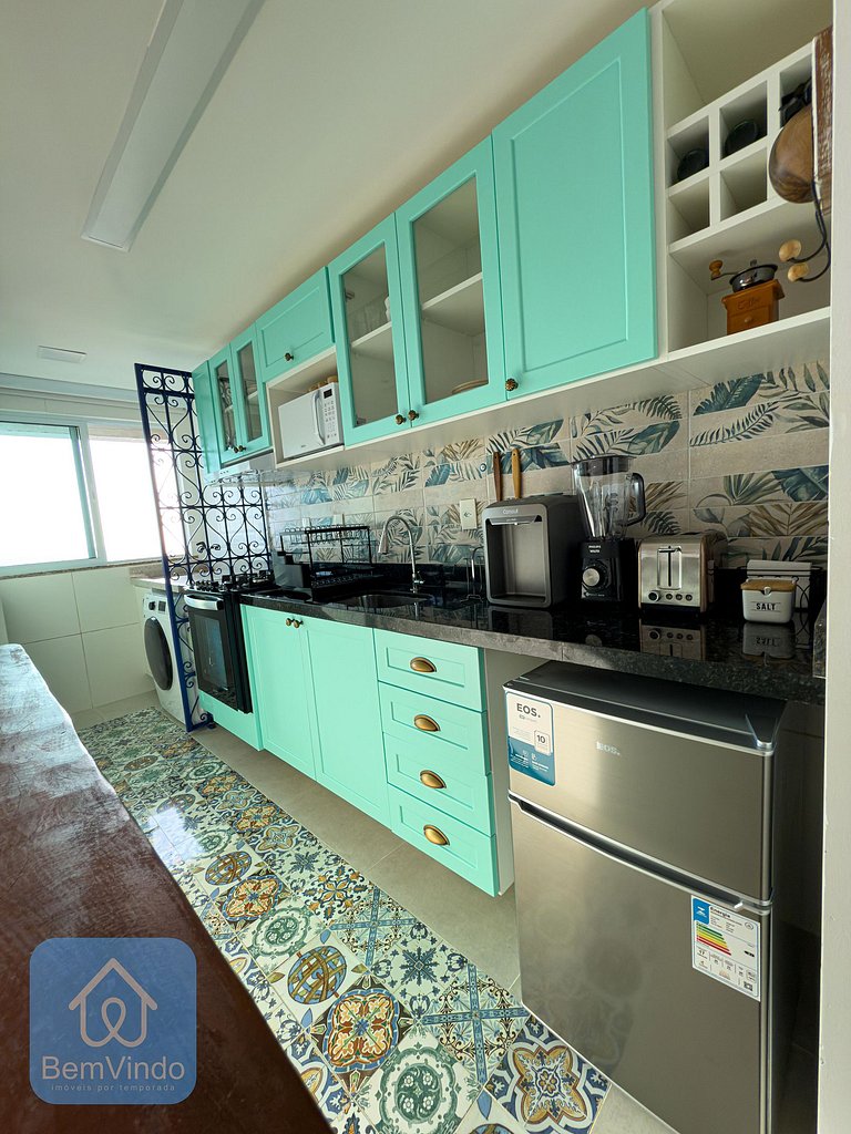 Apartamento Com Linda Vista Mar