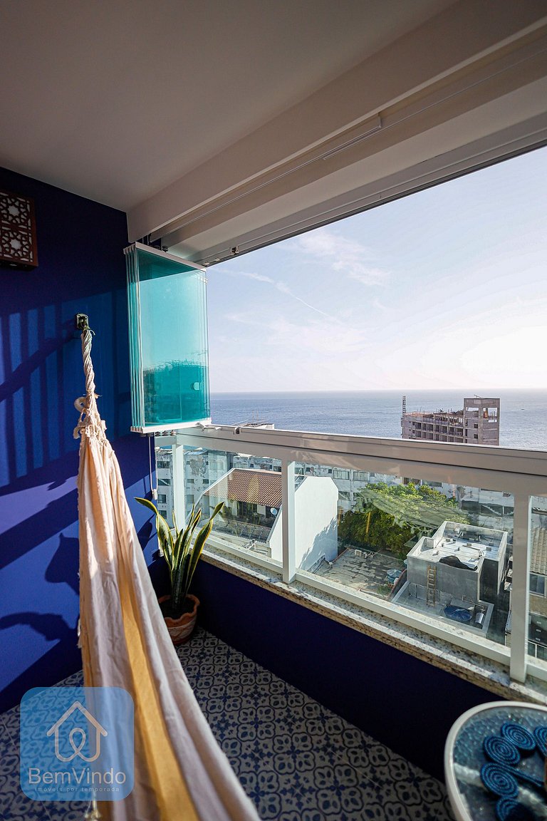 Apartamento Com Linda Vista Mar