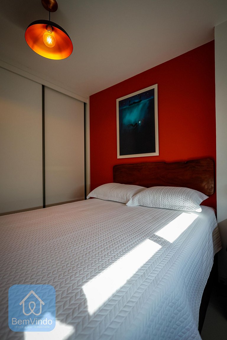 Apartamento Com Linda Vista Mar