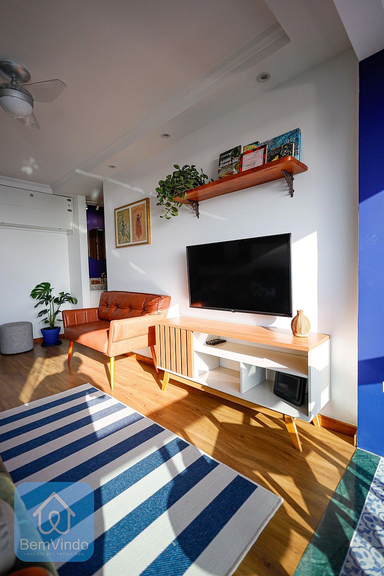 Apartamento Com Linda Vista Mar