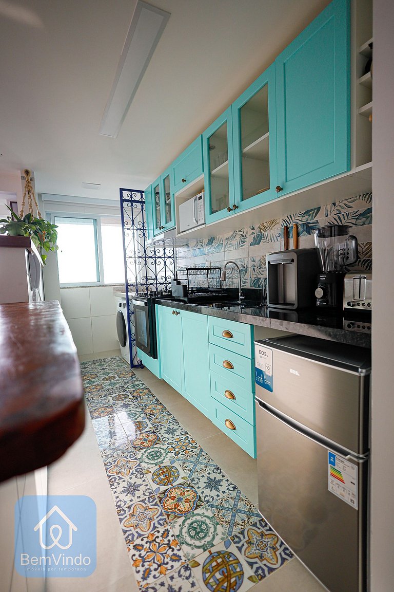 Apartamento Com Linda Vista Mar