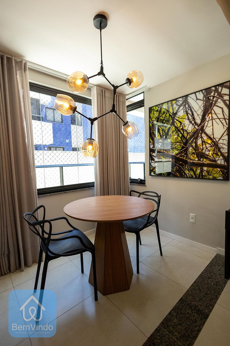 Apartamento Bem Equipado e Decorado