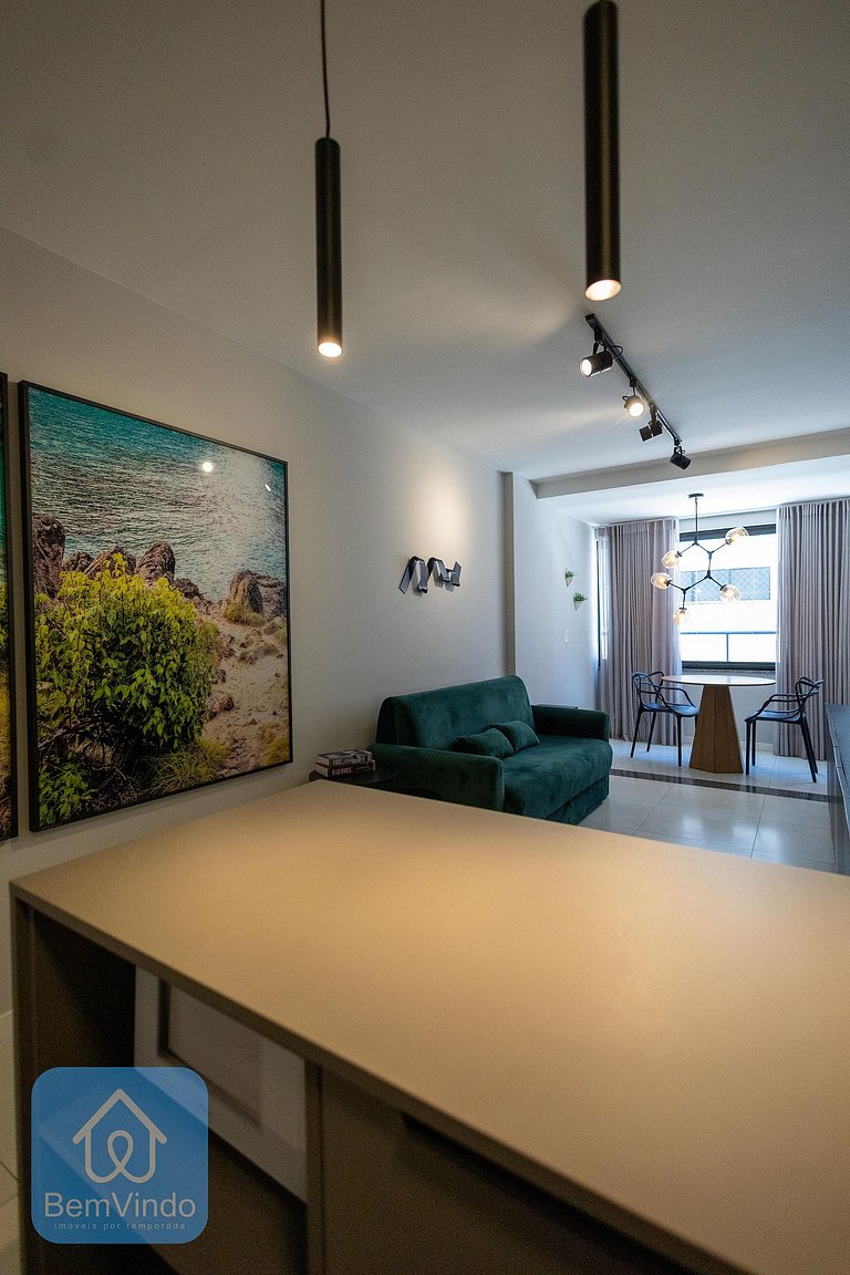 Apartamento Bem Equipado e Decorado