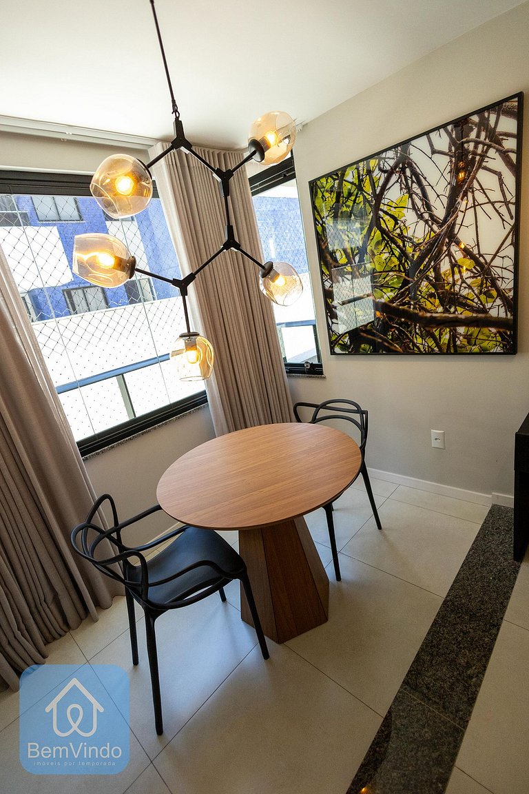 Apartamento Bem Equipado e Decorado