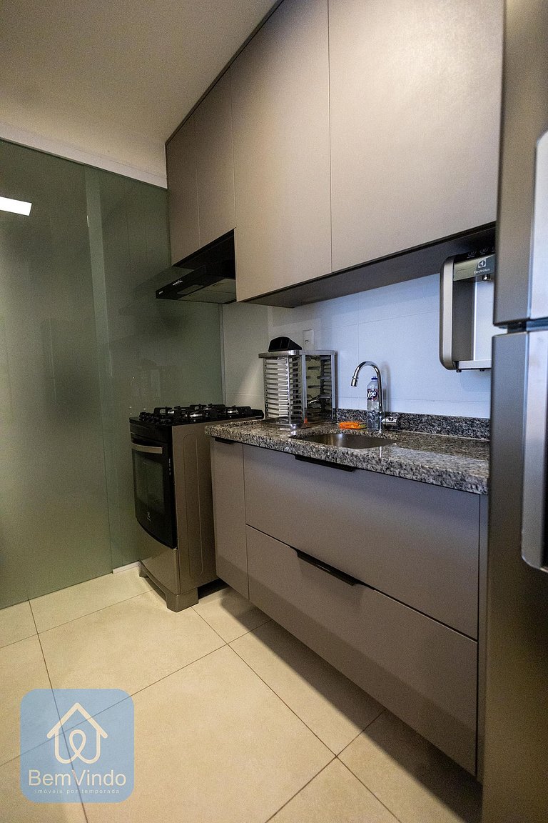 Apartamento Bem Equipado e Decorado