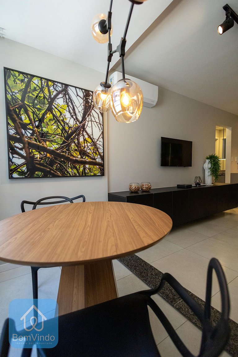 Apartamento Bem Equipado e Decorado