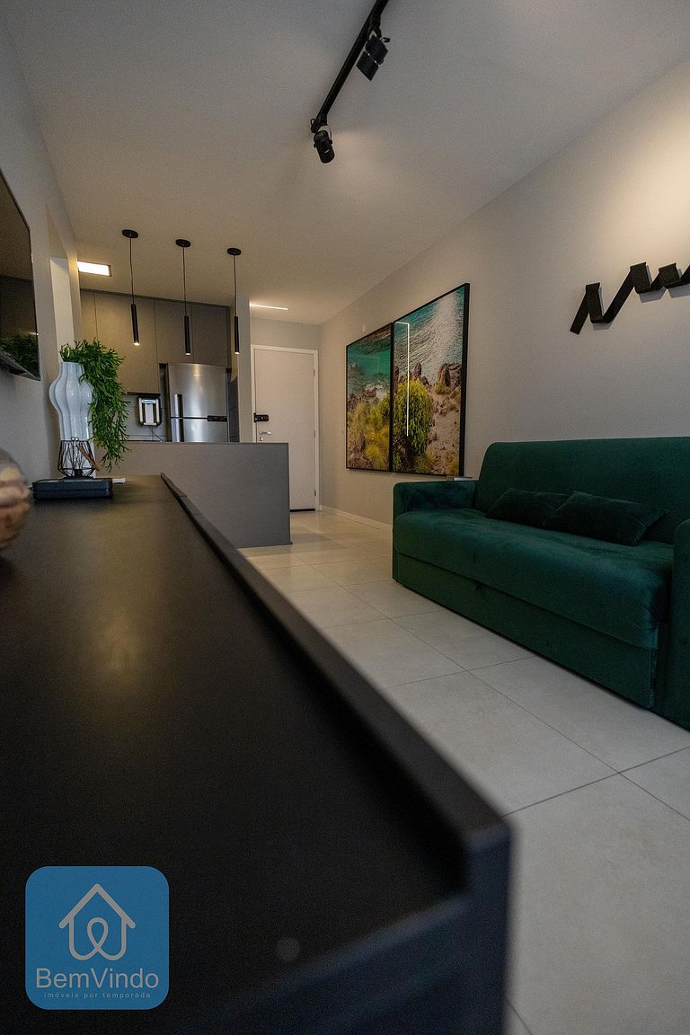 Apartamento Bem Equipado e Decorado