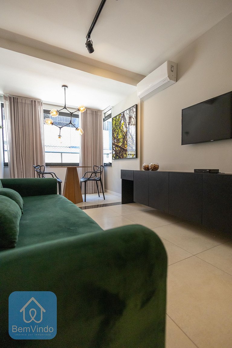 Apartamento Bem Equipado e Decorado