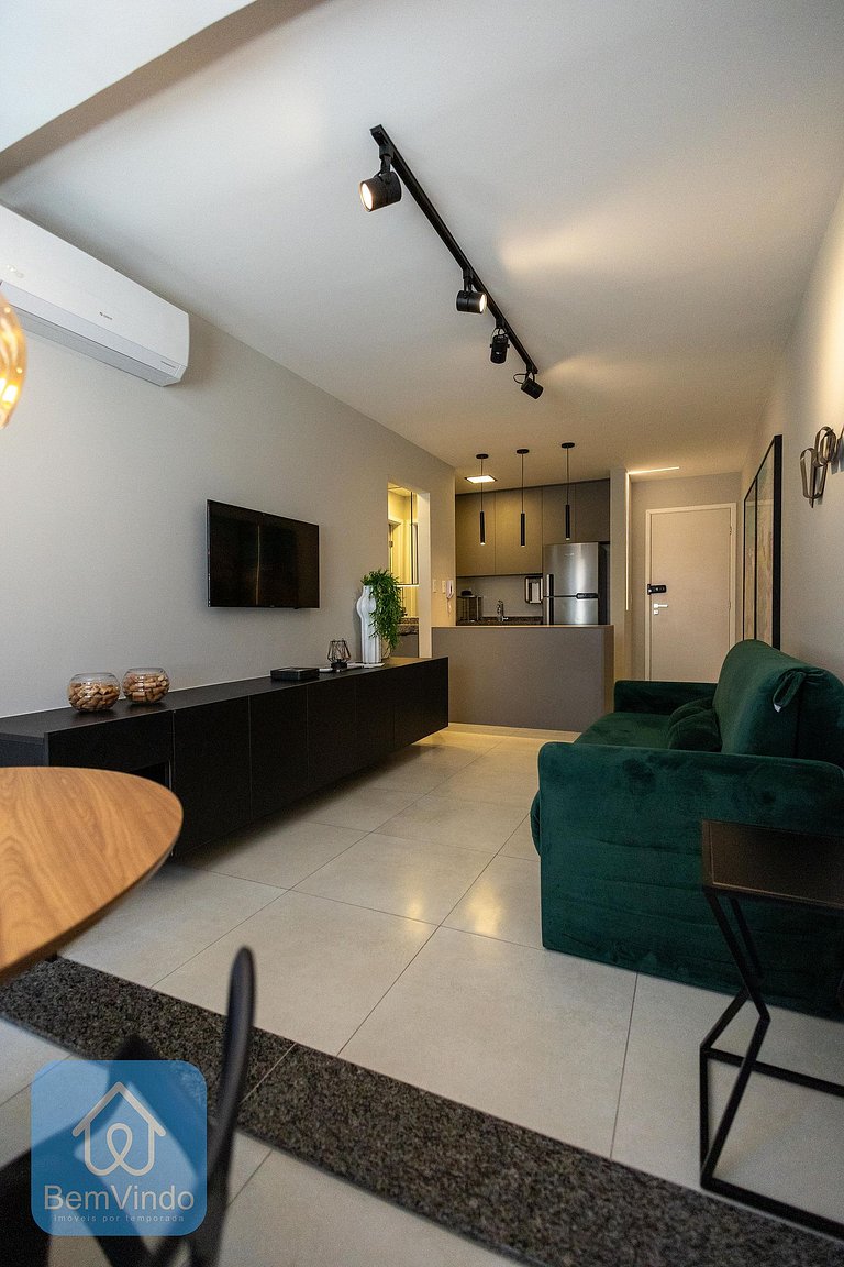 Apartamento Bem Equipado e Decorado