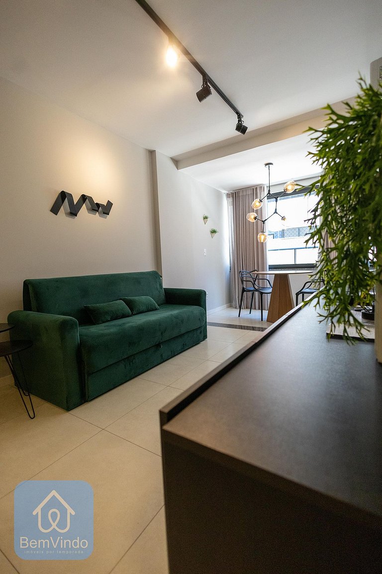 Apartamento Bem Equipado e Decorado